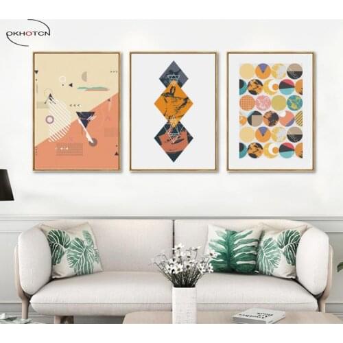 Abstract Geometric Creative Home Decoration Painting Canvas Art Print Painting Poster Wall Pictures For Living Room