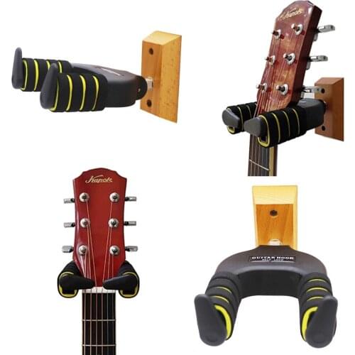 Automatic Lock Guitar Hook Gravity Lock Hook for Electric Guitar Acoustic Mandolin Ukulele Black Guitar Bass Screws Accessories