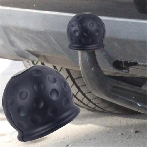 2021 New Universal Rubber Trailer Rod Ball Cover Towing Hook Caravan Trailer Trailer Ball Protection Cover Car Accessories