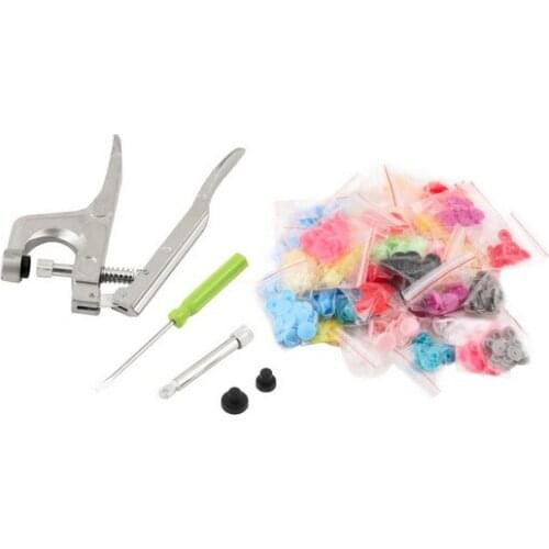 DIY Sewing Craft Tool Hand Setter Tool Fastener Kam Snaps Press Plier for T3 T5 T8 Resin Plastic Bottons +150 x T5 Snap button