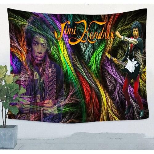 Hip hop\ Jazz\Reggae\Rock\Heavy metal Music Poster Retro Flag Banner Tapestry Cloth Art Wall Sticker Bar Bedroom Home Decor