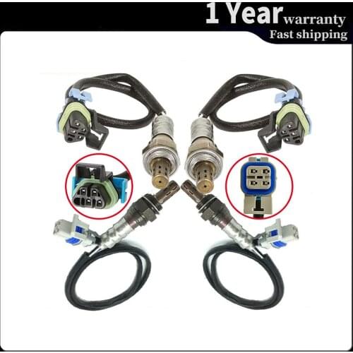 4pcs Lambda Oxygen Sensor Upstream Downstream For Chevrolet Suburban 2500 GMC Sierra 2500 234-4669 234-4286 234-4651 Auto Parts