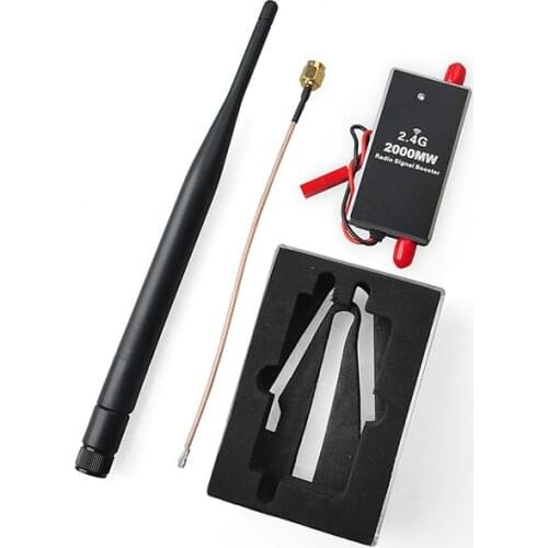 FPV 2.4G 2W 2000mW Mini Radio Signal Booster Amplifier Module for RC Transmitter FPV Extend Range