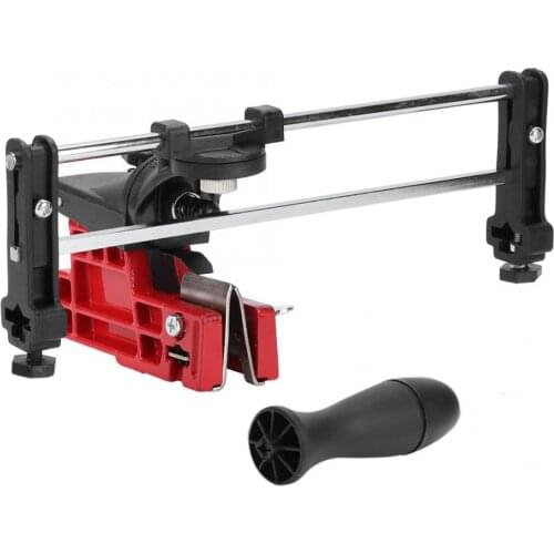 Portable Chainsaw Saw Chain Filing Guide Tool Metal Bar Mounted Manual Chain Sharpener Chain Saw Sharpener Garden Tools