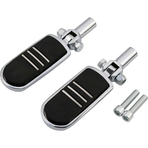Motorcycle Passenger Footpegs Support Mount For Harley Softail Fatboy 2000-2006