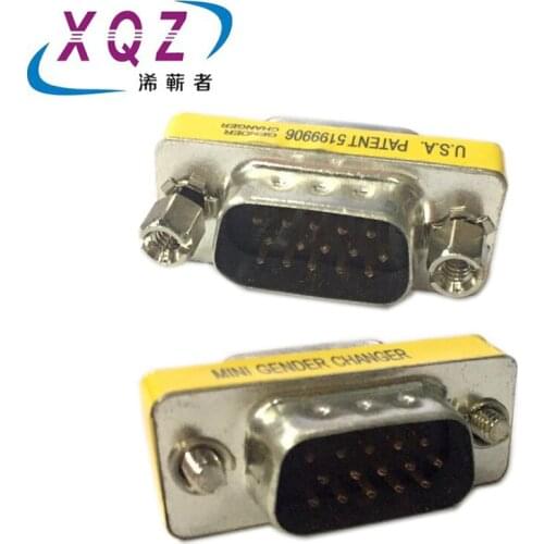 VGA male to male HD15 Pin Gender Changer Convertor Adapter A Male to male VGA male Hight quanlity