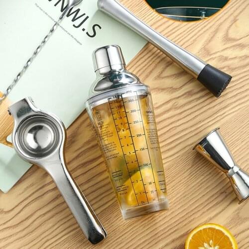 400ML Stainless Steel Snow Grams Cup Cocktail Shaker Bartender Mixing Glass Fruit Juice Snow Grams Cup Water Bottle Bar Tools