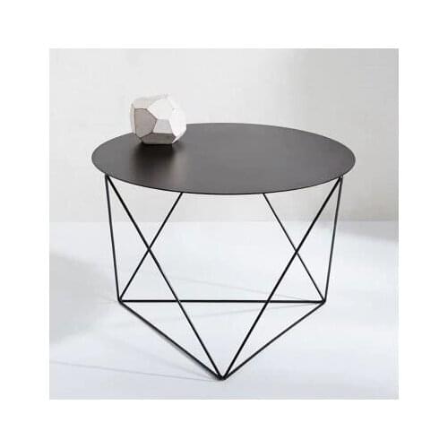 Stylist extremely simple tea table of iron art north Europe is small family sitting room originality circular tea table is conte