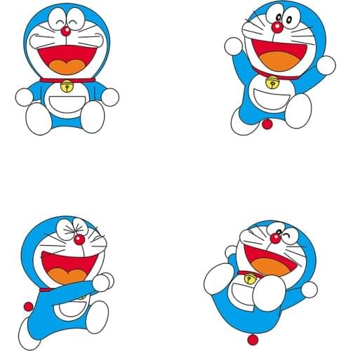 Three Ratels QC429 The most complete doraemon funny wall stickers for kids car hood sticker laptop decal