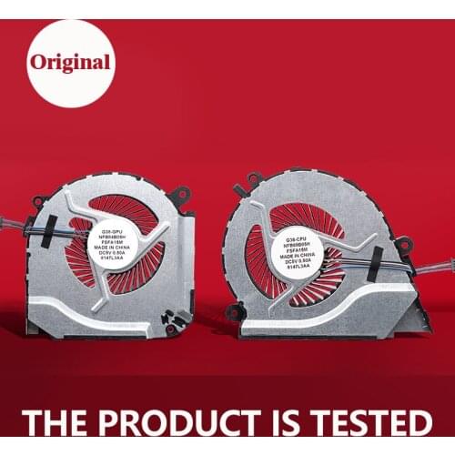 New Original for HP OMEN PLUS 17-W119TX TPN-Q174 17-w103no 17-w104ng 17-W104ND CPU GPU Laptop Cooling fan 910441-001 862954-001