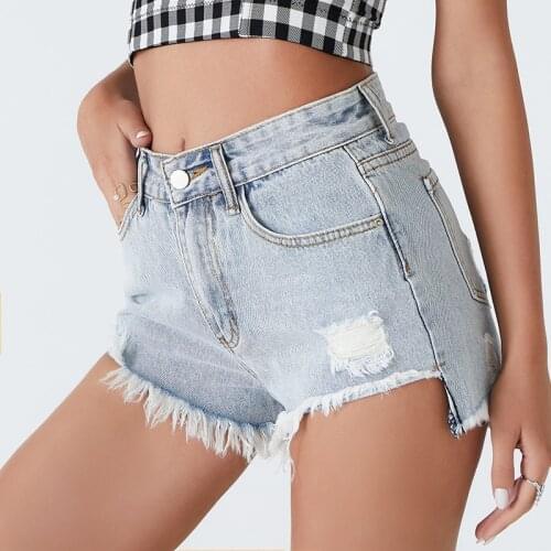 YANXIN Womens Short Jeans