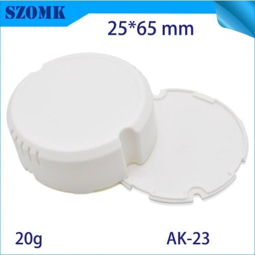 1 piece, plastic LED electronics junction housing diy instrument enclosure humidity plastic box for electronic device 25*65mm