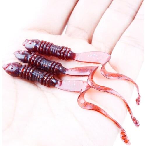 10pcs 1g 9cm fishing lure minnow Jig Head crank worm bait Artificial Fake Bait pesca soft lures Swimbait tackle