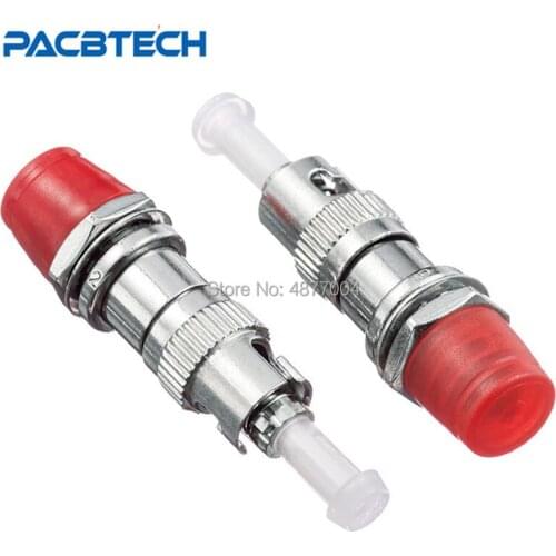 10pcs/lots ST male to FC female hybrid Fiber optic adapter hybrid Fiber connector ST-FC fiber adapter