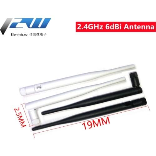 2.4GHz 6dBi Omni WIFI Antenna 2.4G Antenna Aerial RP-SMA Bluetooty Male Female Wireless Router Connector IEEE WLAN/WiMAX/MIMO