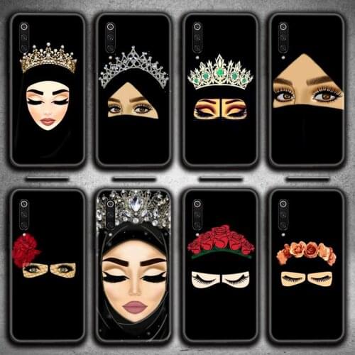 Arabic Hijab Girl Queen Crown Phone Case for Xiaomi Mi Note 10 Lite Mi 9T Pro xiaomi 10 10 CC9 Pro