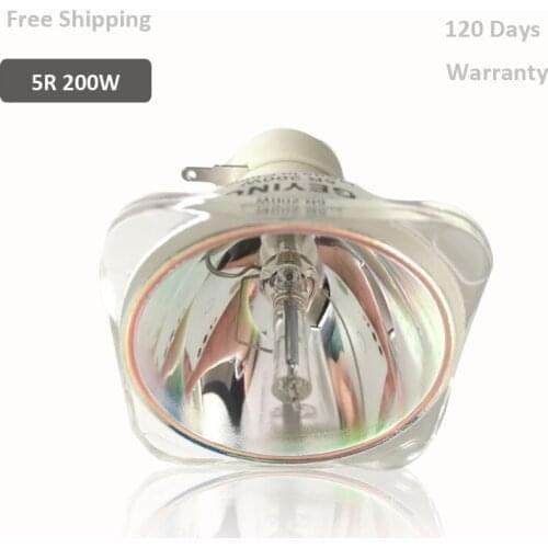 Free shipping Stage light 200W 5R / 7R 230W Metal Halide Lamp moving beam lamp 230 beam Platinum Metal Halogen Lamps Follow spot