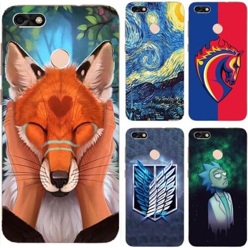 Phone cases For Huawei P9 Lite Mini Cute cartoon Cover for Huawei Enjoy 7 Case Soft TPU Silicone for Huawei Y6 Pro 2017 Cases