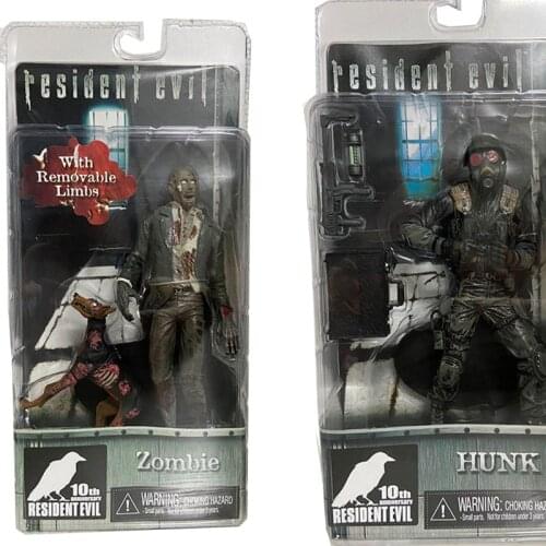 Zombie Figure Hunk Figure 10th resident -----evil PVC Collectible Action Figure Model Toys Horror gift 18cm