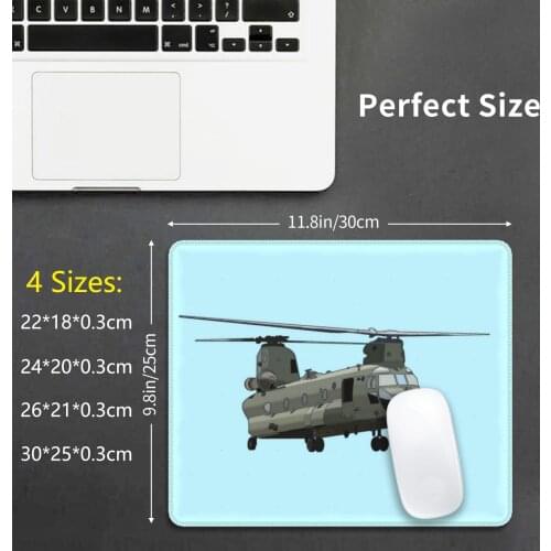 Chinook Blue Background Mouse Pad DIY Print Chinook Forces Raf Navy Army Marines Helicopter Military