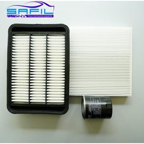 Set filters for Mitsubishi Lancer-ex / OUTLANDER EX air filter+ cabin air filter + oil filter oem:1500A023 27277-4M400 MD135737