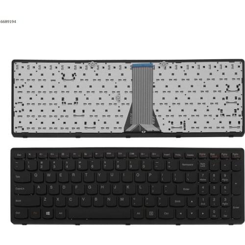 US New Keyboard for Lenovo G500S G505S G510S S500 Z510 S510P Touch flex 2 15 flex 2 15d flex 15 15D Laptop Black Frame