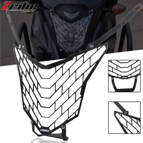 Motorcycle CB500X Headlight Head Lamp Light Grille Guard Cover Protector For Honda CB500X CB 500X CB 500 X CB500 X 2016-2018