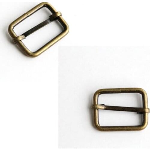 100 pcs 1 inch x 0.75 inch Rectangular Slider with Movable Pin