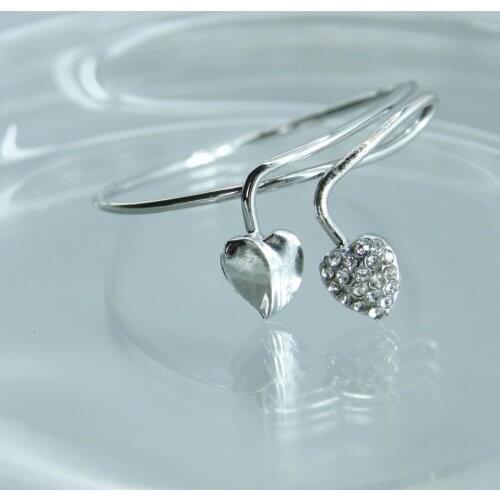 Qn19042907 free shipping metal silver heart napkin ring with crystal wedding holiday decoration , wholesale napkin holder 12 pcs