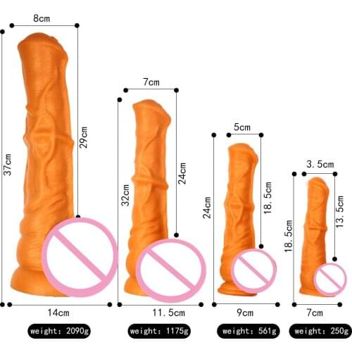Sexy HugeDildo GoldHorse Cock Big Dildo Animal Dildos for Woman Masturbator Silicone Anal Sex Toys for Couple flirt Sex Products