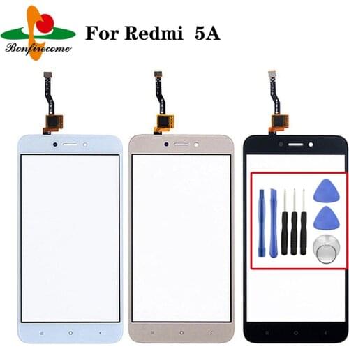 Touchscreen For Xiaomi Redmi 5A Redmi5A Touch Screen Panel Sensor LCD Display 5.0" Glass Digitizer Replacement