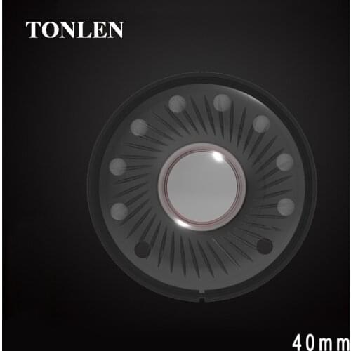 TONLEN Subwoofer Headphone Speakers Accessories 40mm Headset Speaker Full Frequency Bass Headphone Speakers Unit 2pcs