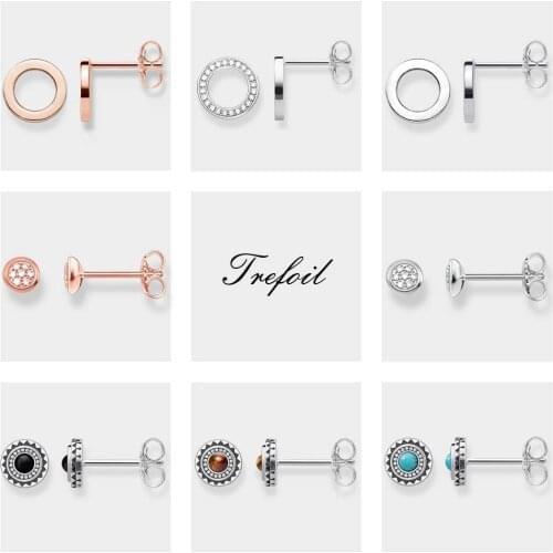 Трилистник Silver Earrings