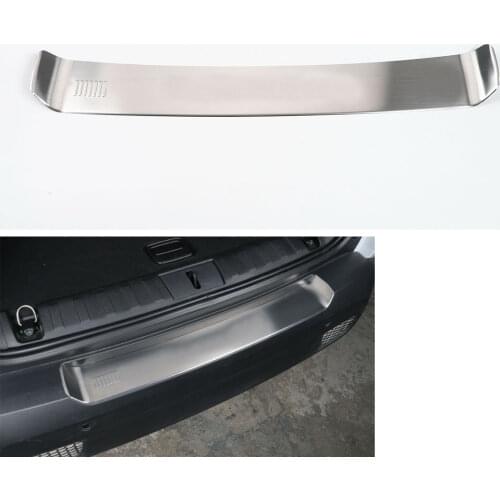 1pc Stainless steel Inner Rear bumper cargo sill plate cover Guard Trim Decoration Protector Fits For Jeep Renegade 2015-2016