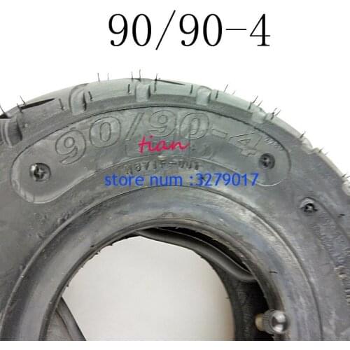 High Quality 90/90-4 3.00-4 Gas/Electric Scooter Tires and inner tube 10 inch On-road Tyres (Scooter Parts & Accessories )