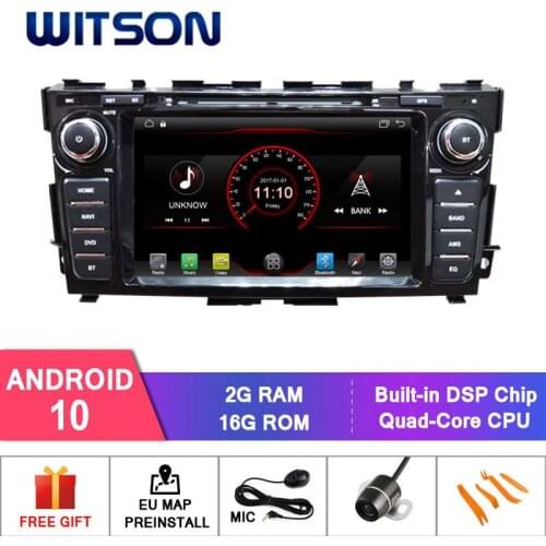 WITSON Android 10 car dvd gps For NISSAN TEANA 2013 mirror link Built-In WiFi Module CAR DVD PLAYER DVR/DAB/OBD/TPMS SUPPORT