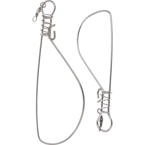 1Pc Fishing Lock Buckle Stainless Steel Live Fish Lock Belt Fishing Stringer Fishing Tackle For Accessories