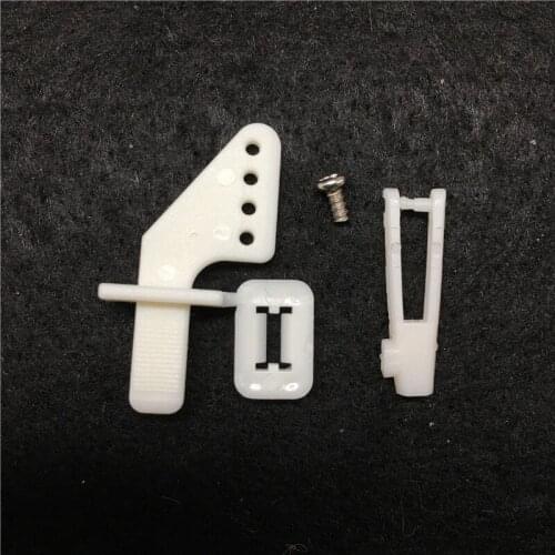 10pair/set Nylon Control Horns 21x11 mm (4 Hole) & Nylon Clevis(1mm/2mm) For RC Model Airplane Parts