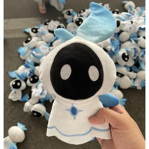 25cm Game Genshin Impact Barbatos Venti Spirit Cosplay Cartoon Soft Plush Toys Doll Figure Gifts Kids Prop