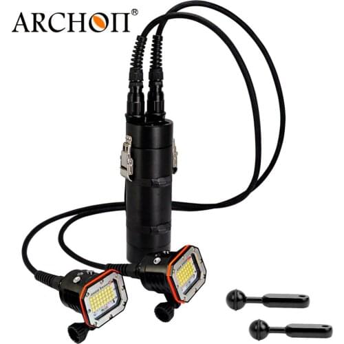ARCHON DH150W Diving Spotlight 32* CREE XM-L2 U2 LEDs Dive Video Light max 30000 lumen underwater 150 meter photography light