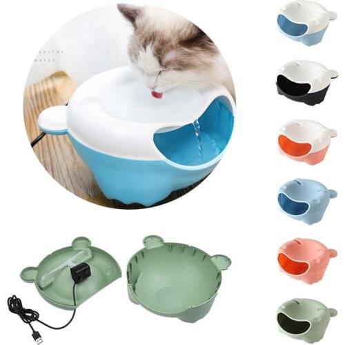 Automatic Luminous Pets Water Fountain For Cats Fountain Dogs USB Electric Water Dispenser Drinking Bowls For a Cat Pet Supplies