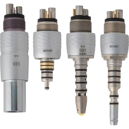 CDental M6 Adaptor For Dental Fibre Optic High Speed Handpiece Air Turbine 6 Hole Quick Connector COXO YUSENDENT