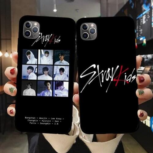 KPOP STRAY KIDS SKZ Phone Case for iPhone 11 12 pro XS MAX 8 7 6 6S Plus X 5S SE 2020 XR