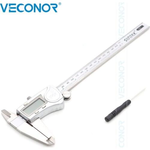 0-200mm Digital Vernier Caliper LCD Display Measuring Gauge Digital Caliper Stainless Steel IP54 Waterproof For Engineer Use