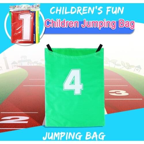 Childrens Kangaroo Jumping Bag Toy Adult Family Bag Running Game Sports Training Outdoor Party Fun School Parent-child Game