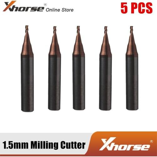 Xhorse 1.5mm Milling Cutter for IKEYCUTTER CONDOR XC-007 Master Series Key Cutting Machine 5PCS/Lot