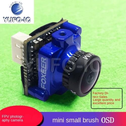 1pcs foxeer Racing through the Machine FPV Camera Mini Small Brushless OSD Navigation Mode 5.8G Image Transmission B6FPV