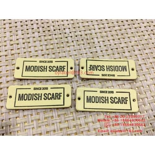 Custom made high quality jeans leather label / simulation leather label / leather label /main label