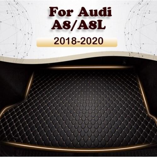 Car trunk mat for Audi A8/A8L Non-hybrid 2018 2019 2020 Cargo Liner Carpet Interior Parts Accessories Cover