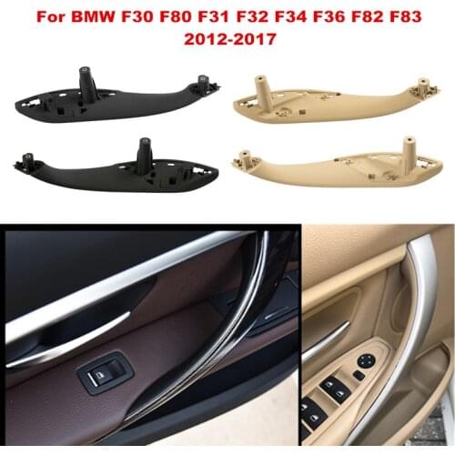 Front Rear Left/Right Car Inner Door Handle Trim Pull Grab Panel Handle For BMW F30 F80 F31 F32 F34 F35 Interior Door Handles